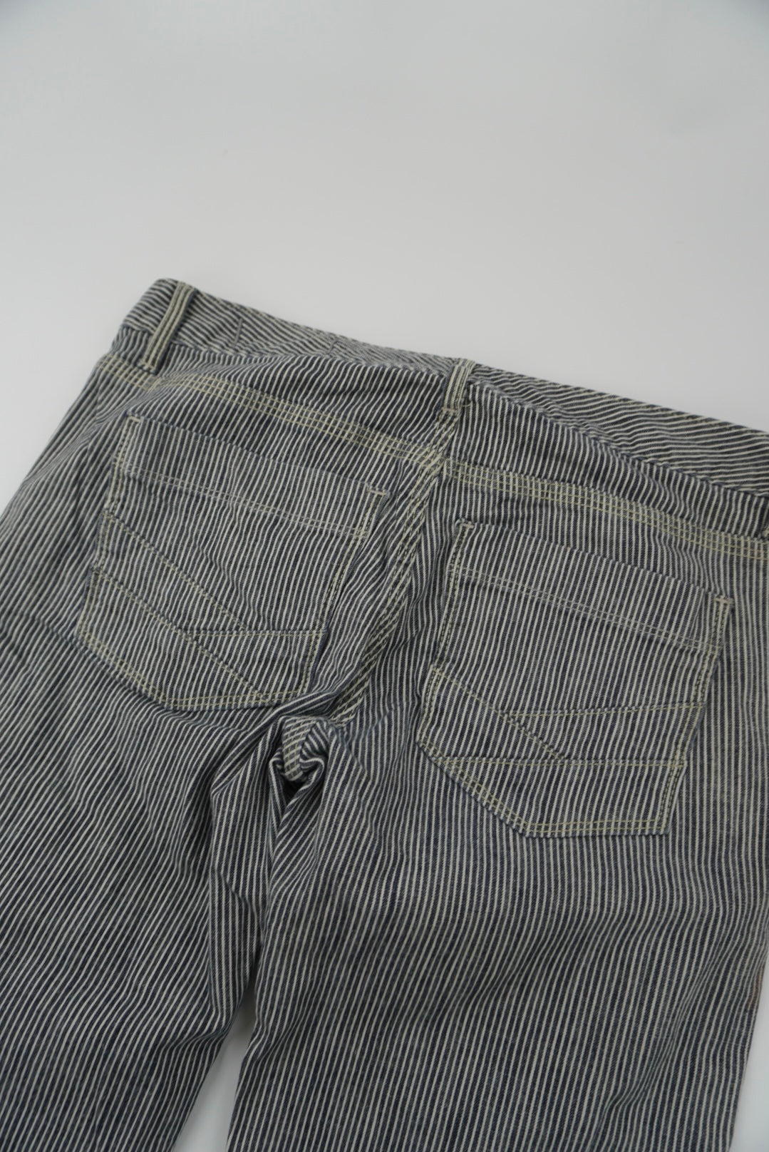 gap stripes flared pants