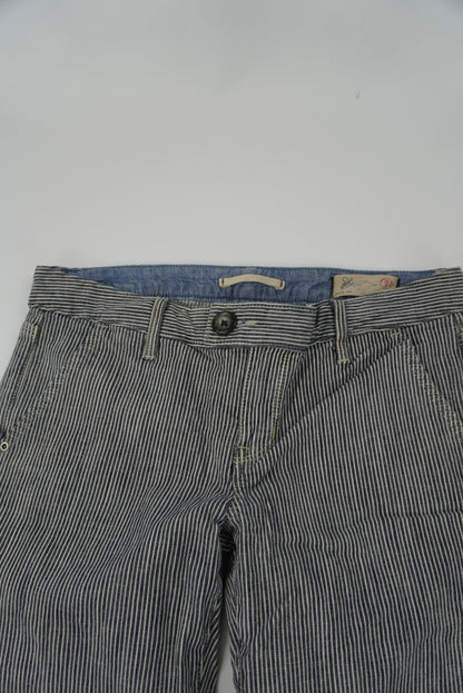 gap stripes flared pants