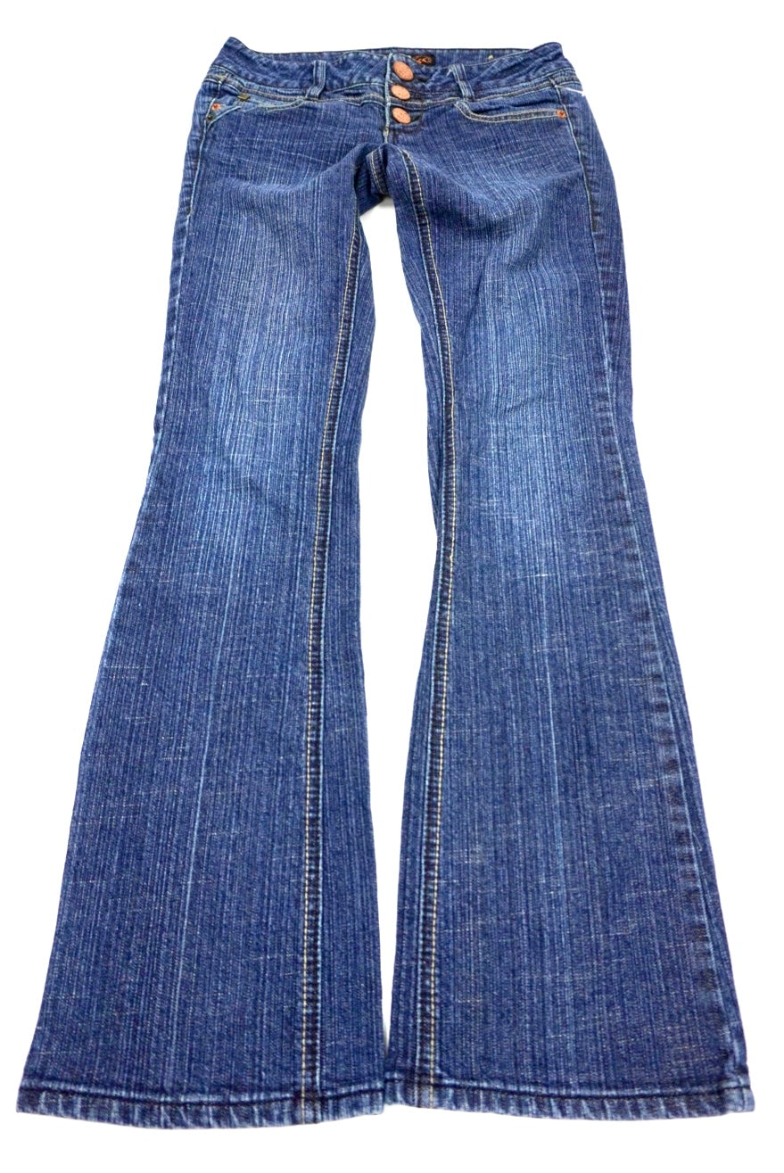 Rewind flared blue jeans