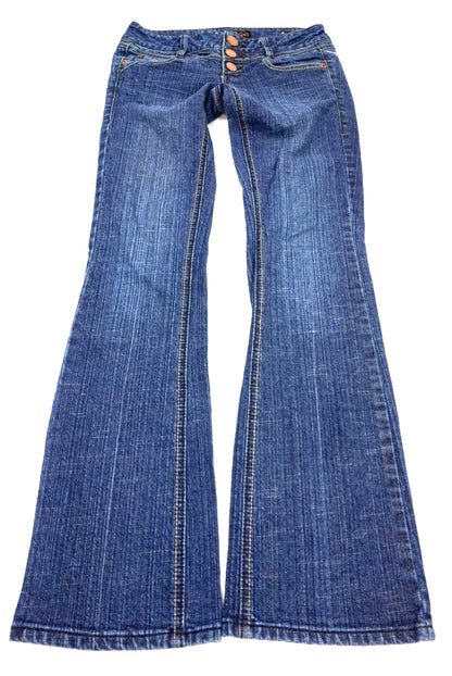 Rewind flared blue jeans