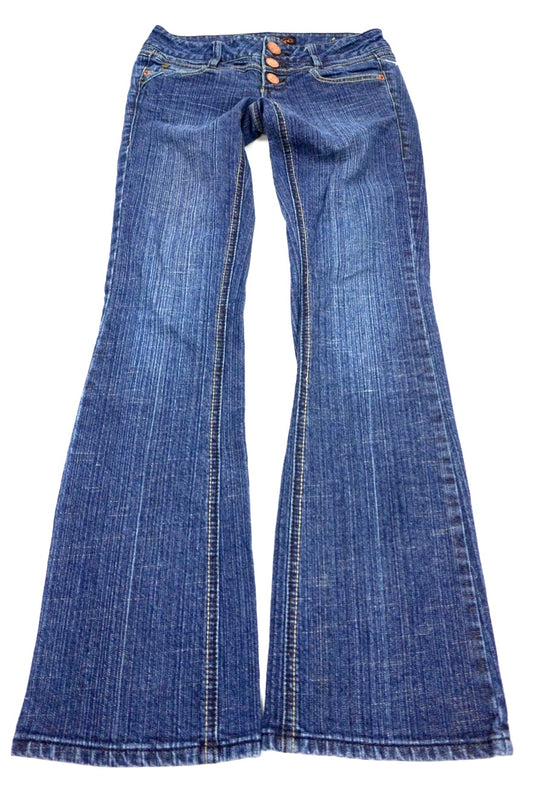 Rewind flared blue jeans