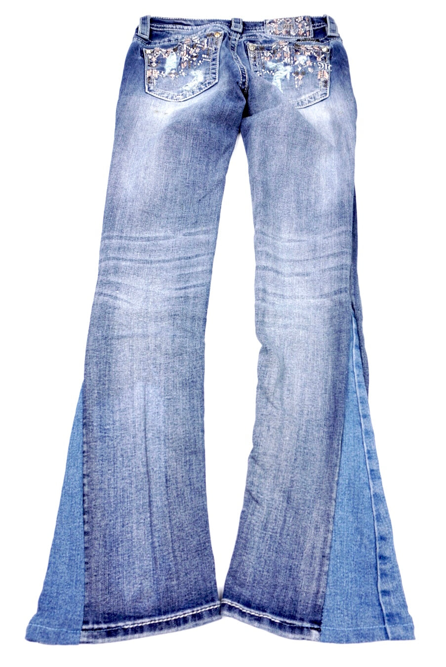 Miss Me reworked flared Pants