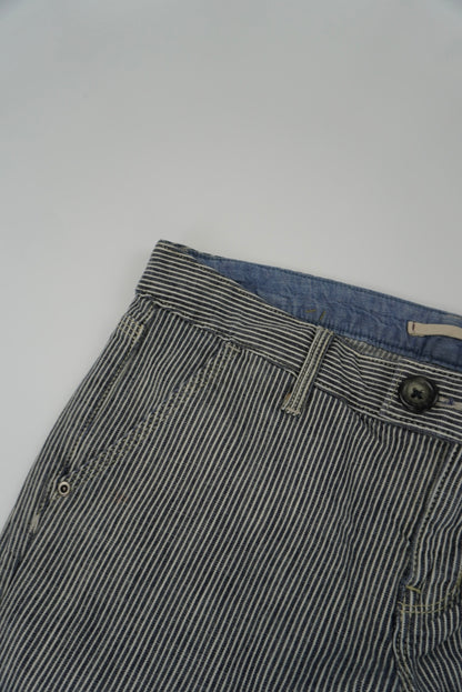gap stripes flared pants