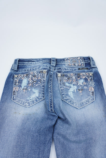 Miss Me reworked flared Pants