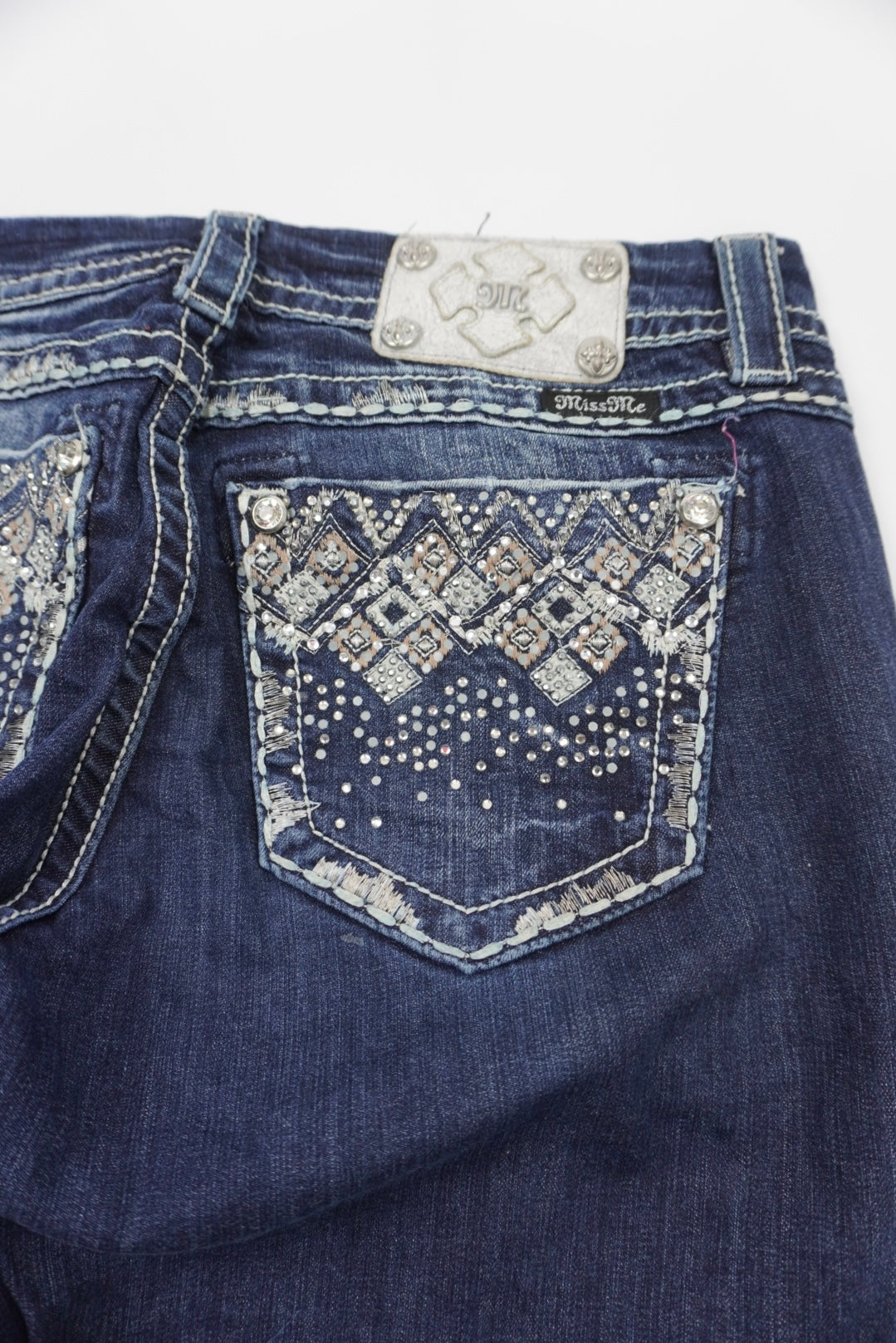 Miss Me reworked flared Pants