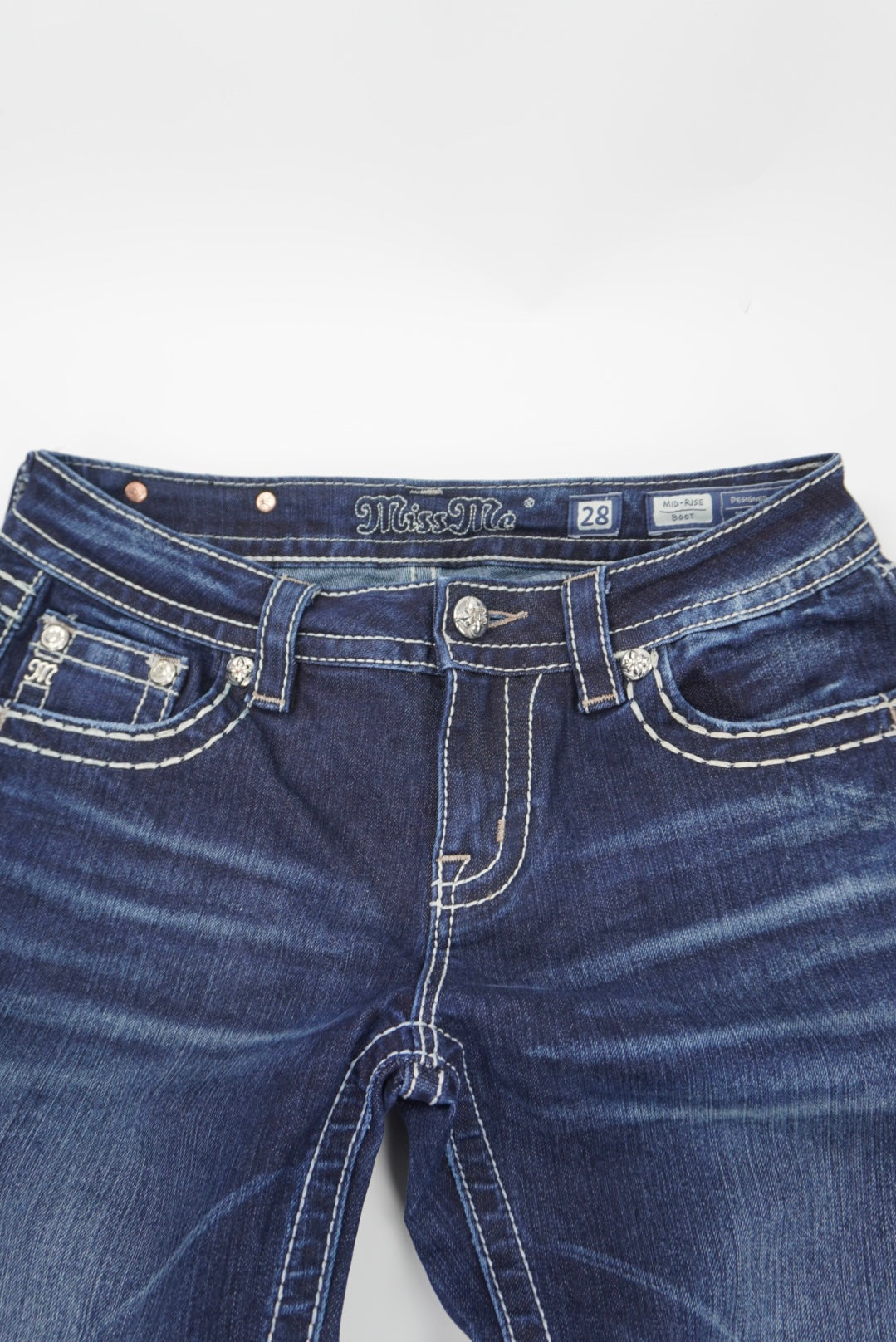 Miss Me mid-rise boot pants