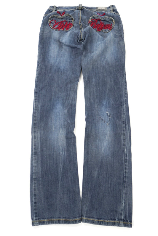 apple bottom straight pants