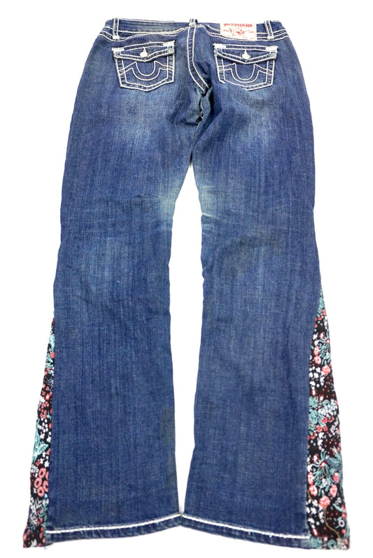 True Religion reworked flared pants