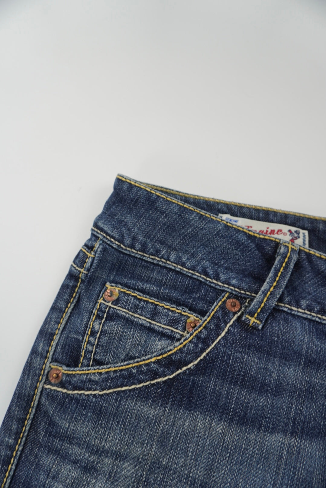 red engine straight pants