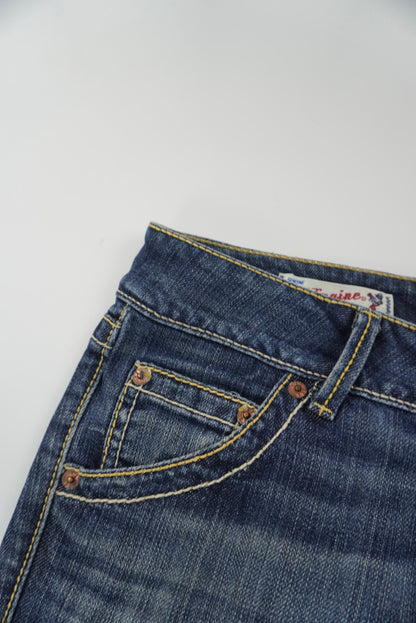 red engine straight pants