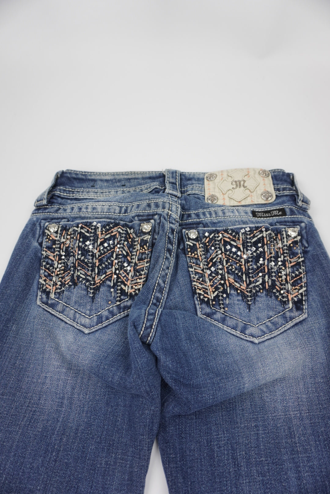 Miss Me reworked flared pants