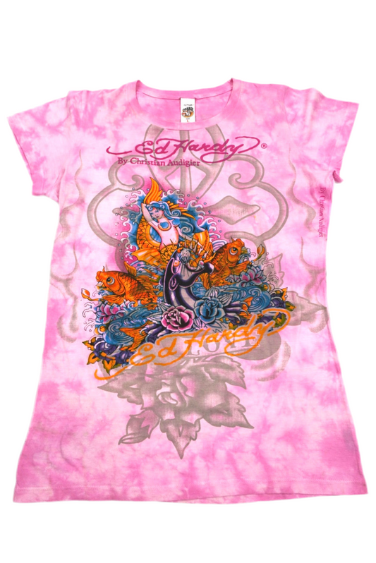 Ed Hardy pink Tee