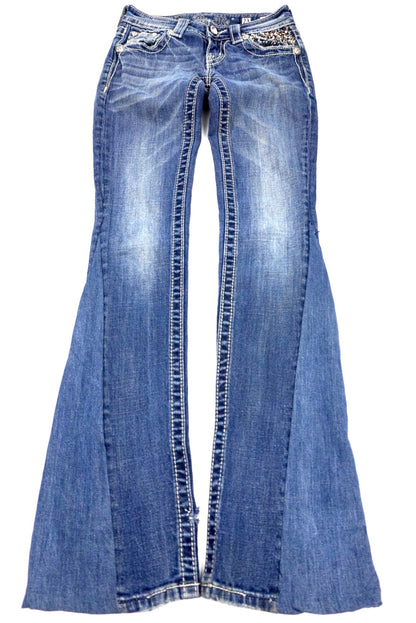 Miss Me reworked flared pants
