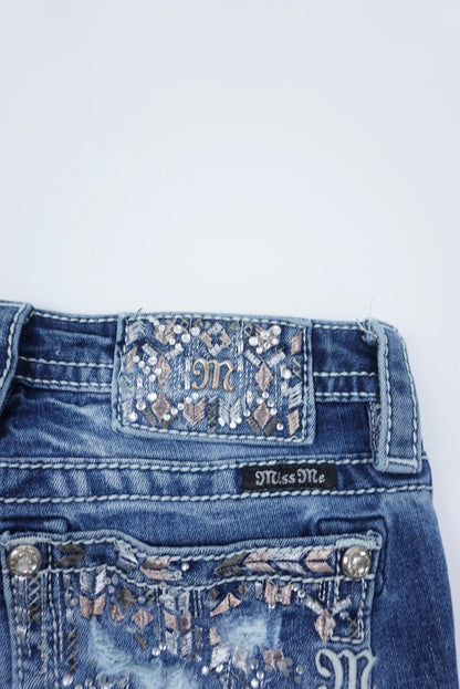 Miss Me reworked flared Pants