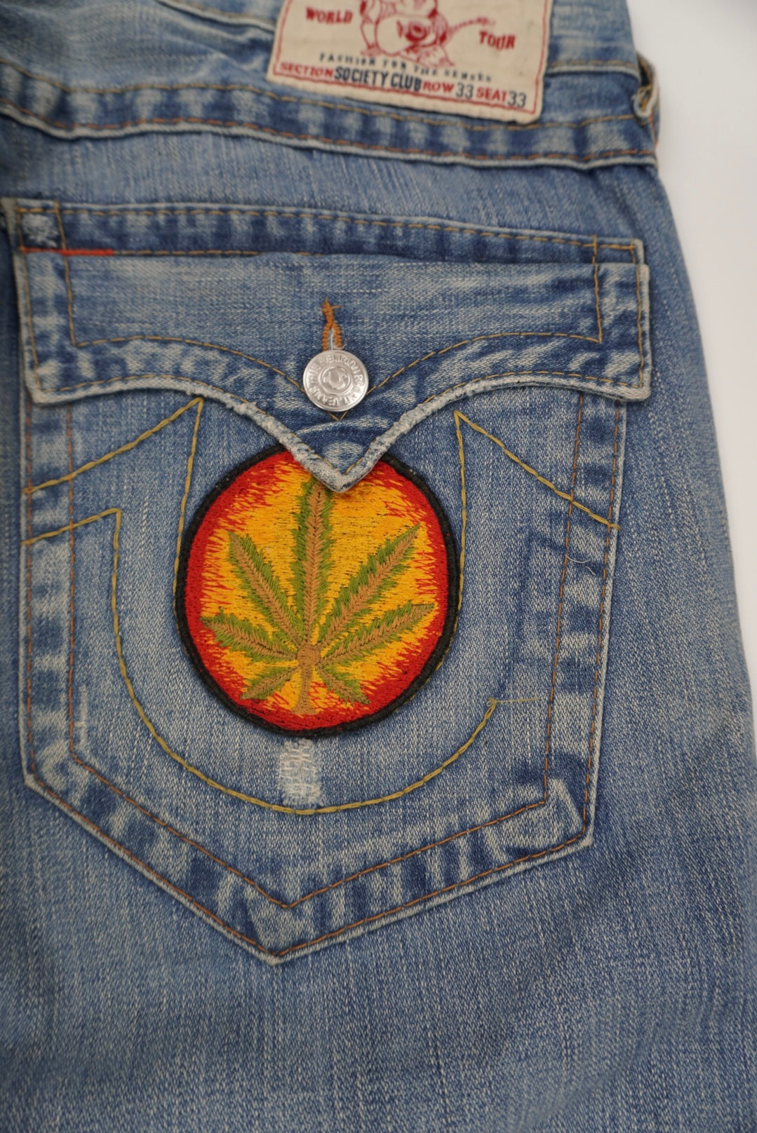 True Religion society Club flared Pants