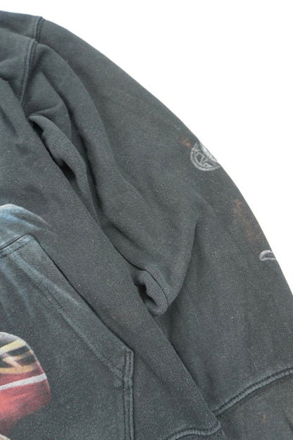 spiral graphic hoodie