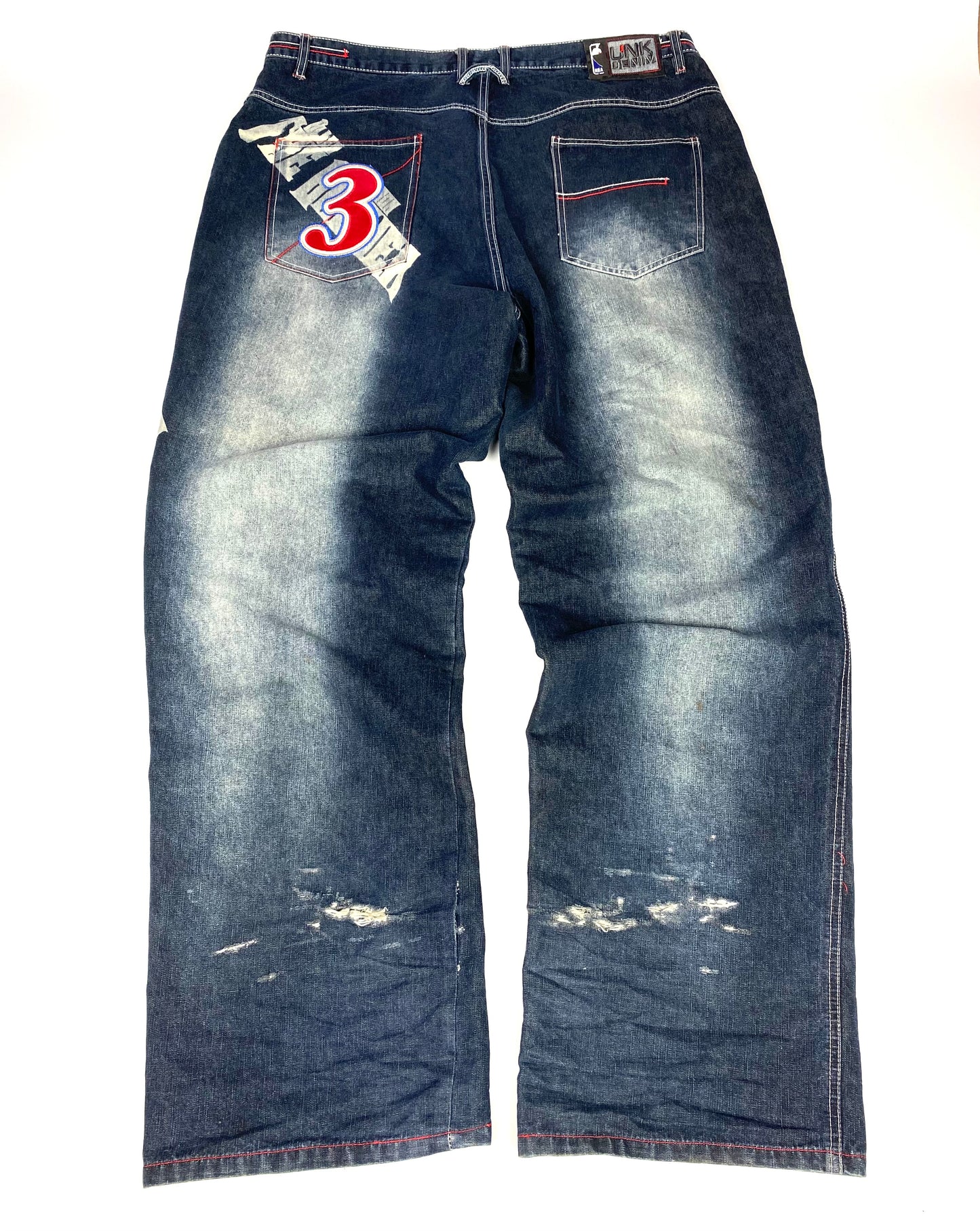 UNK DENIM NBA Allen Iverson Baggy Pants