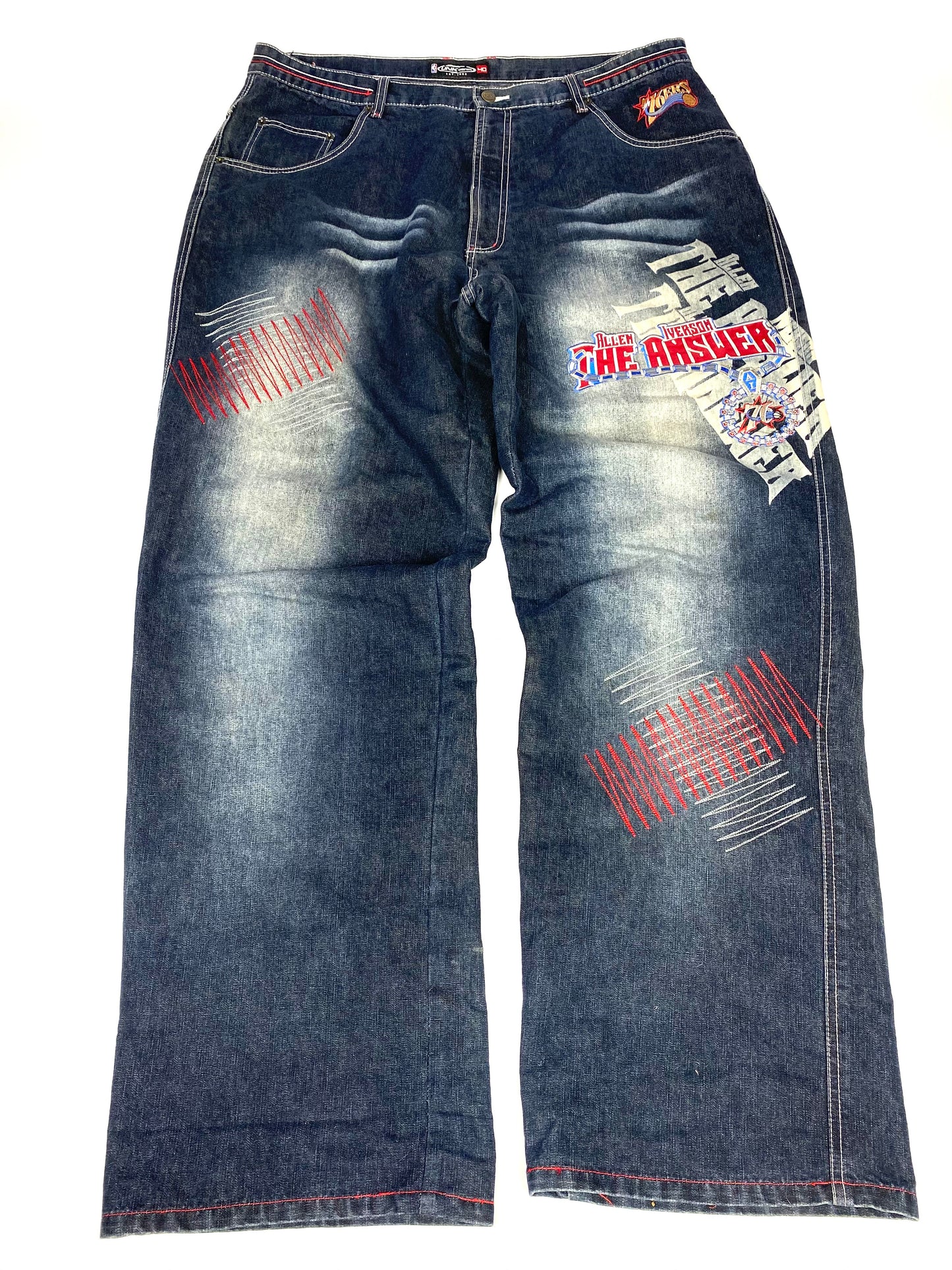 UNK DENIM NBA Allen Iverson Baggy Pants